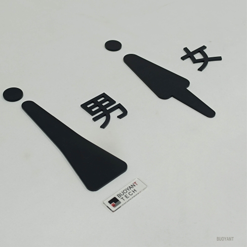 Customize the door plate sign pate toilet signage