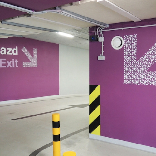 Design of the Forum shopping mall wayfinding system