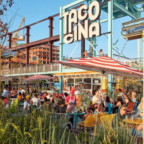Domino Park Wayfinding System Design