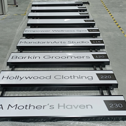Wayfinding system lightbox(hanging signs) 005
