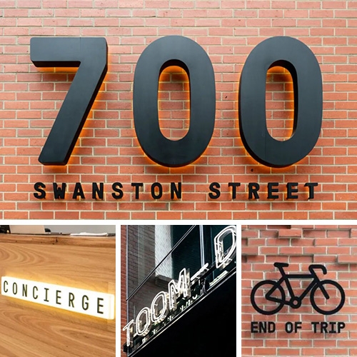 Melbourne Innovation District & Superfloor Wayfinding Design, Australia