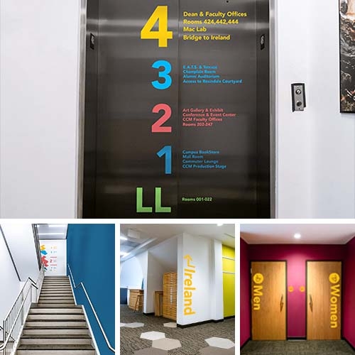 Chaplin College Wayfinding System Design