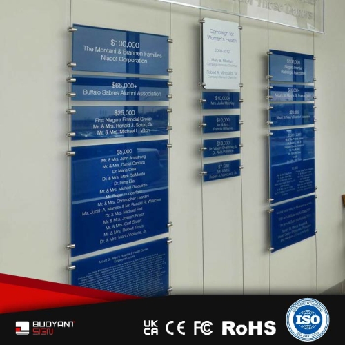 Tailor - made Main Lobby Wayfinding Sign by Factory, Specialized in Full - scale Signage System Desi