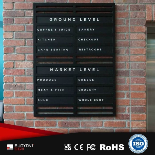 Factory - produced Lobby Information Index Sign, Customizable, Skilled in Integrated Signage System 