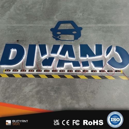 Industrial-grade Outdoor 3D Backlit Sign