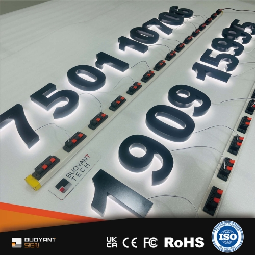 Outdoor 3D Backlit Signs for Brands: Cus