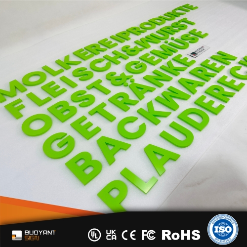 Custom Stylish Acrylic Signs: Aids Brand