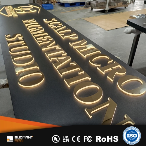 High-Quality Backlit Signs with Backboar