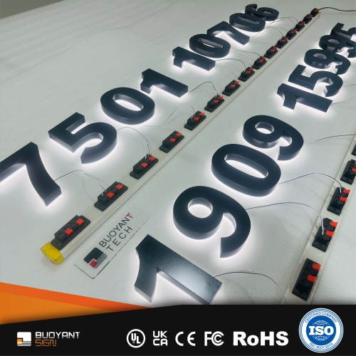 Outdoor 3D Backlit Signs for Brands: Cus