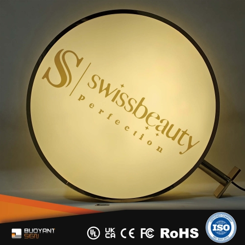 Custom Gold Stainless Steel Light Boxes(