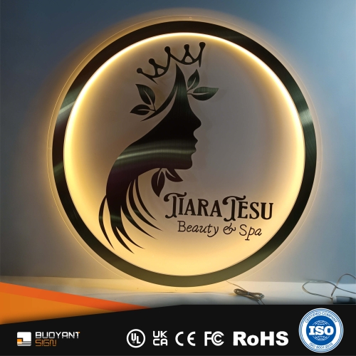 Transparent warm-light neon sign (ANSL-t