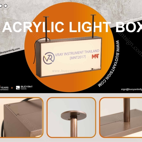 custom Custom Acrylic Light Boxes with S