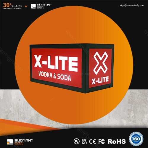 Custom Acrylic Light Boxes with Stainles