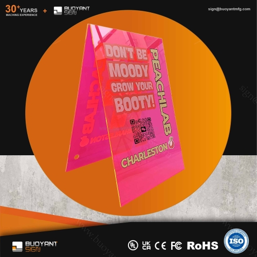 Manufacturer Customizes Acrylic Foldable