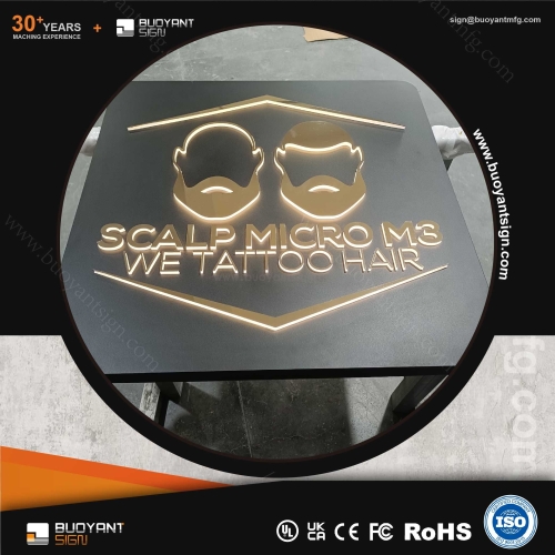 High-Quality Backlit Signs with Backboar