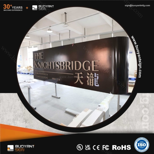 High-Quality Backlit Signs with Backboar