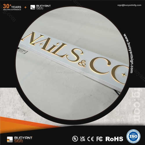 High-Quality Backlit Signs with Backboar