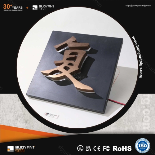 High-Quality Backlit Signs with Backboar