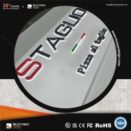 High-Quality Backlit Signs with Backboar