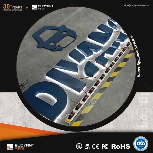 Industrial-grade Outdoor 3D Backlit Sign