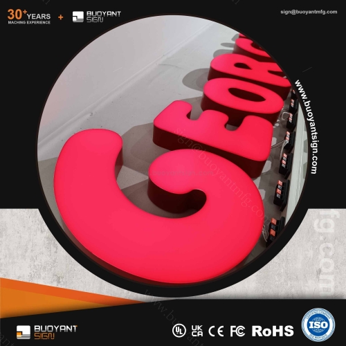 High-Quality 3D Red Sign (Enterprise Nee