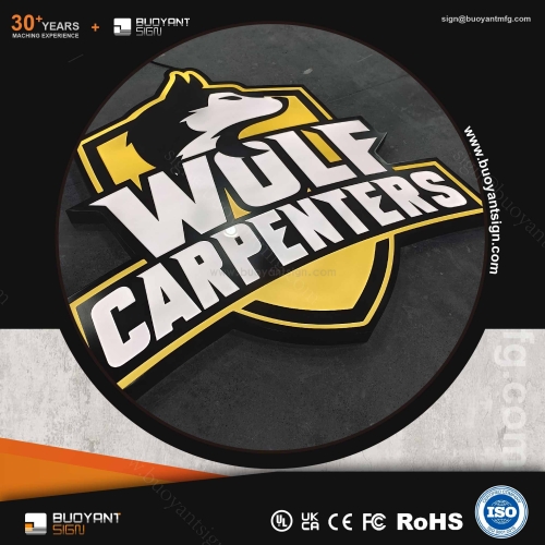 Top-Quality Acrylic 3D Lighted Sign （A3D