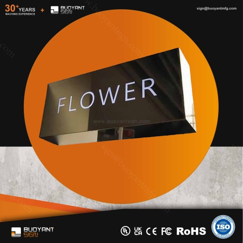 Stainless Steel Illuminated Rectangular 