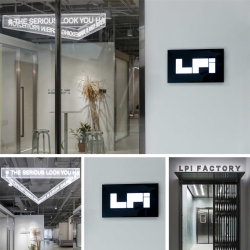 Advertising Studio Office Space Signage System: Conveying Creative Ambitions with Signs